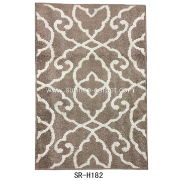 Hand Hooked Carpet Flower Design